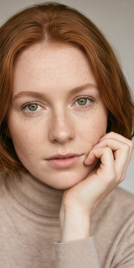 Clara M., close-up portrait